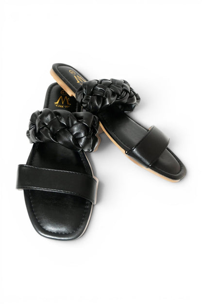 sandalias planas de talla grande para mujer