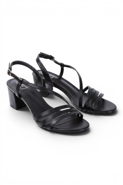 Sandalias de tiras - Tacón cómodo 6 cm